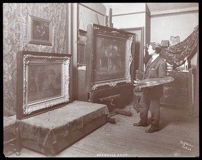 Granville Smith in his studio, New York by Byron Company
